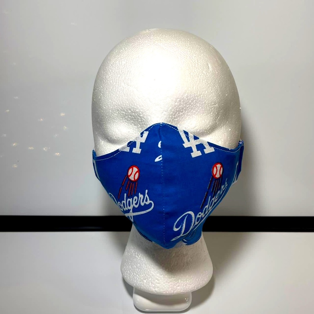 Handmade Face Mask LA Dodgers